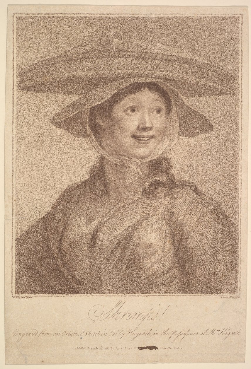 Shrimps !, [March 25, 1782], reissued 1790. dani af Francesco Bartolozzi