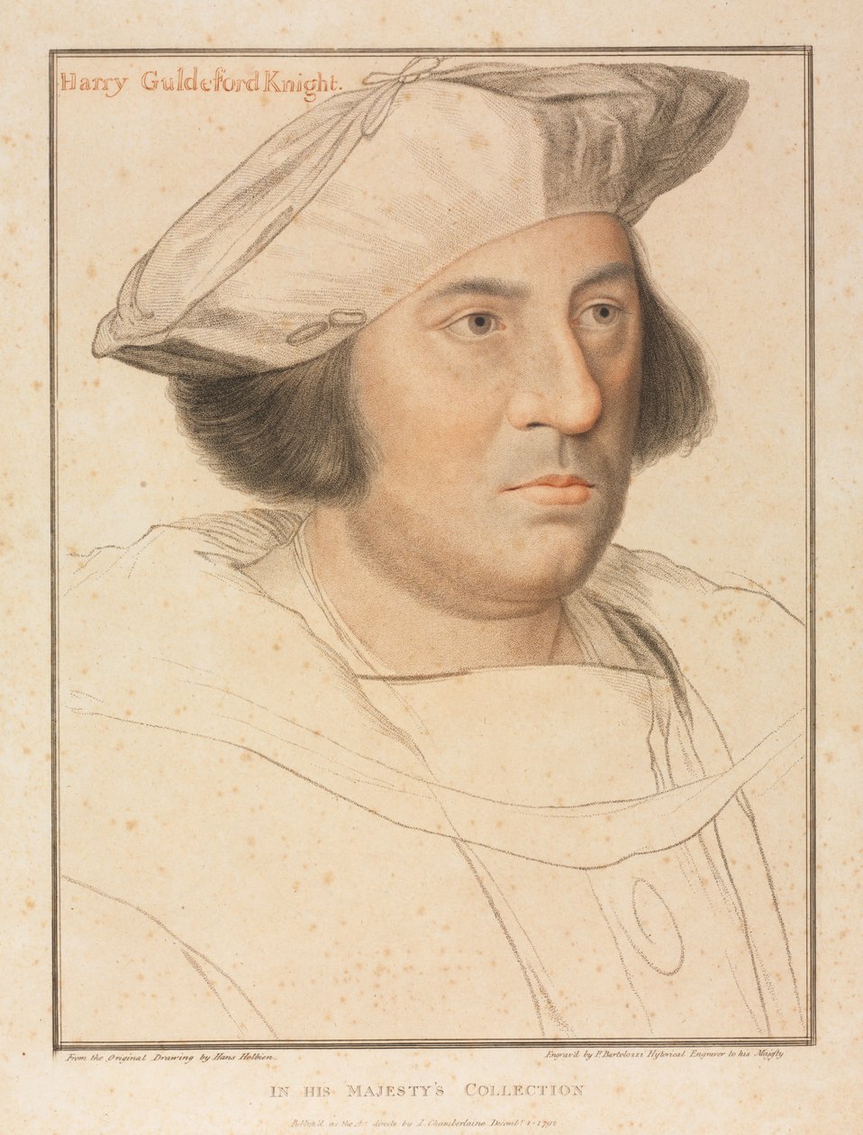 Sir Henhy Guldeford af Francesco Bartolozzi