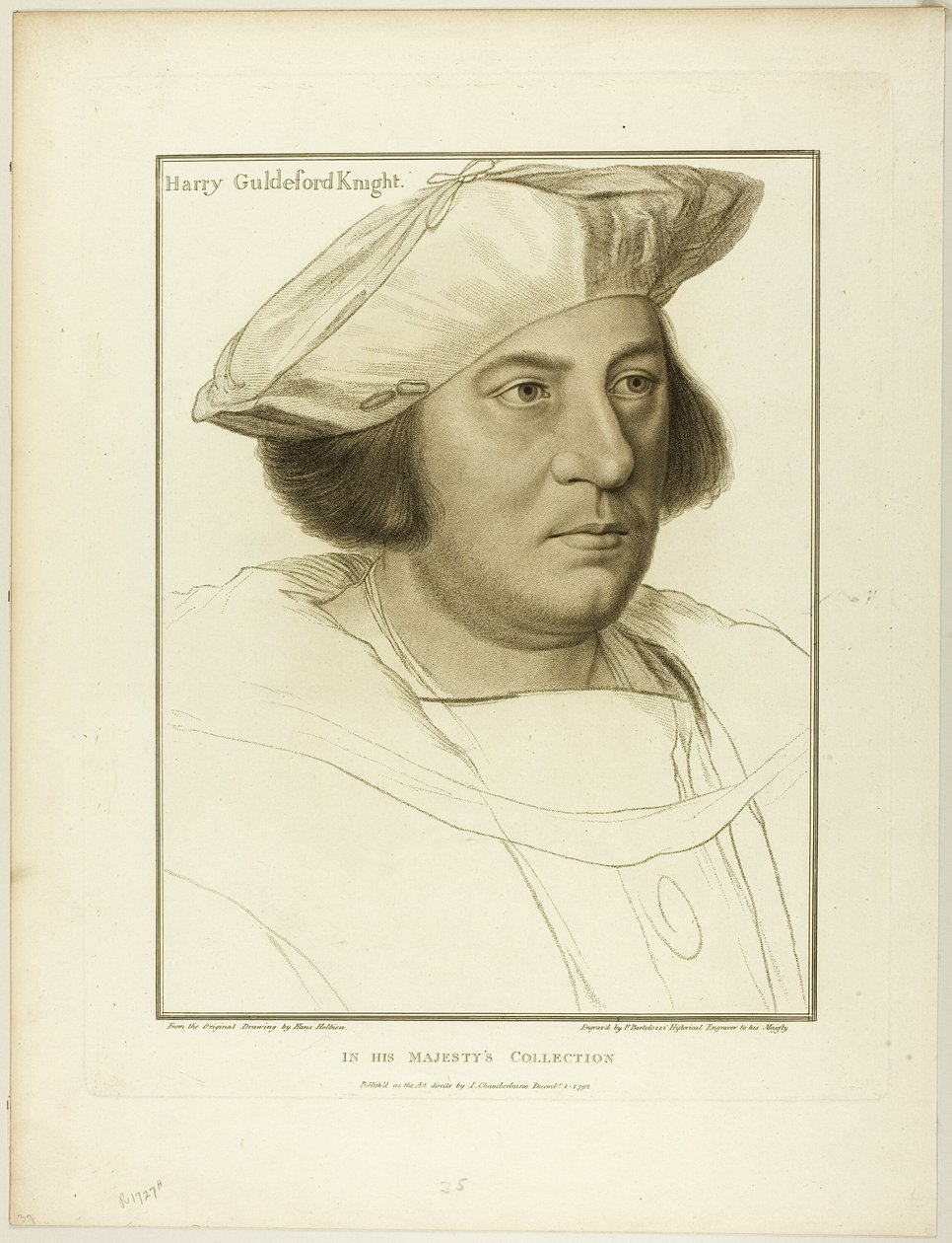 Sir Henry Guildford af Francesco Bartolozzi