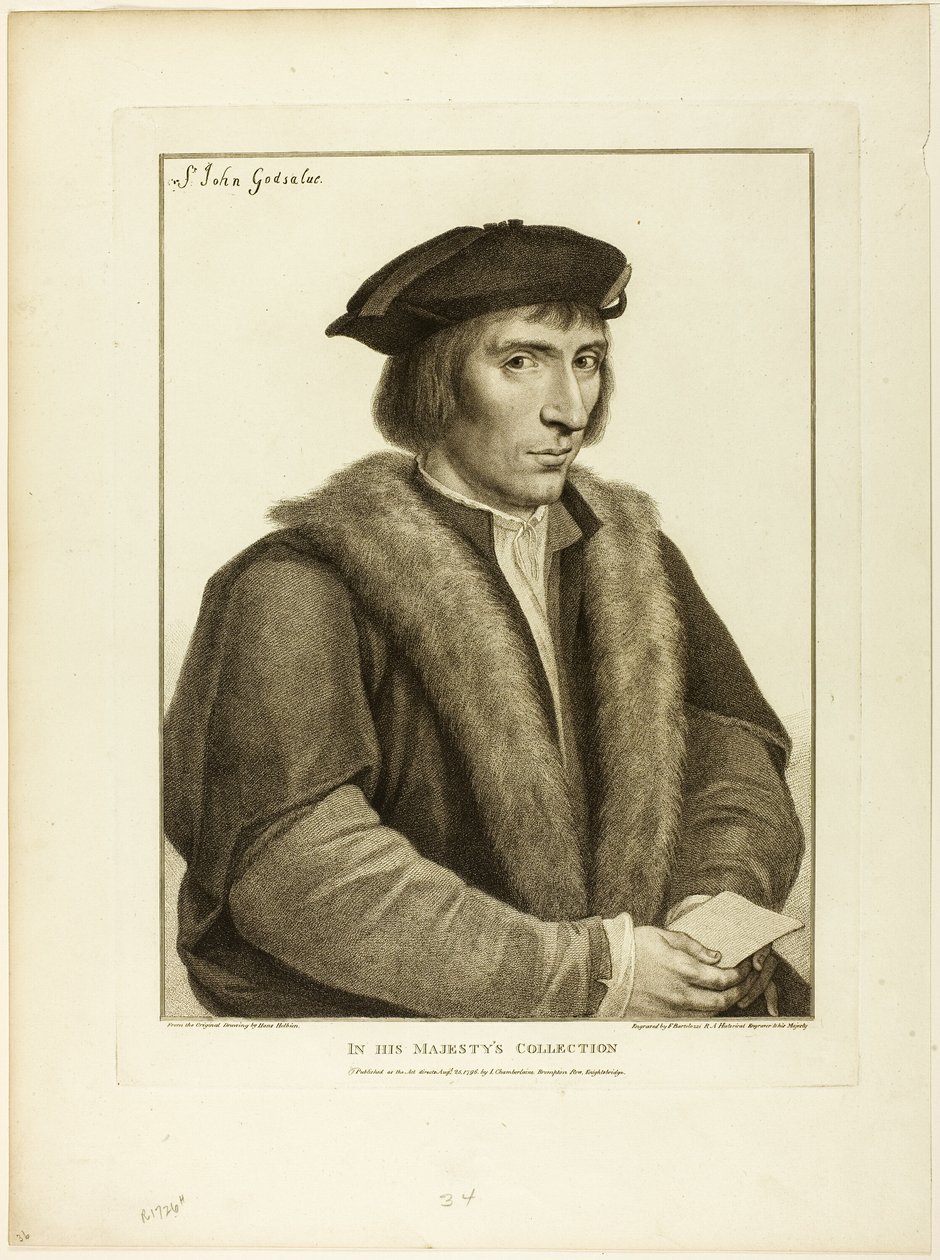 Sir John Godsalve af Francesco Bartolozzi