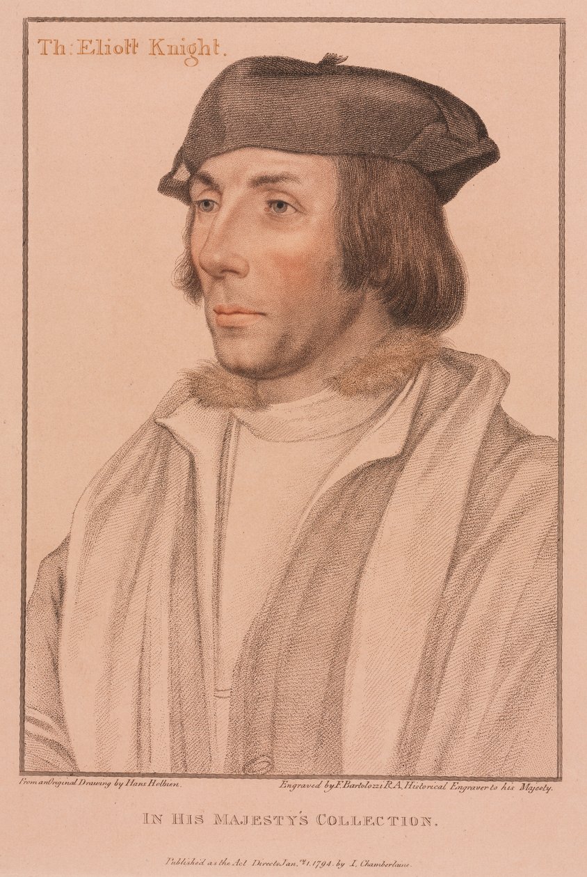 Sir Thomas Elyot af Francesco Bartolozzi