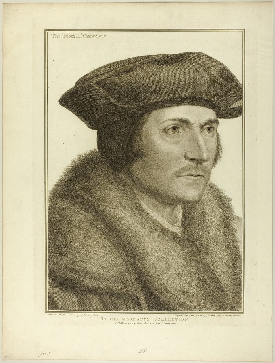 Sir Thomas More, Lord Chancellor af Francesco Bartolozzi