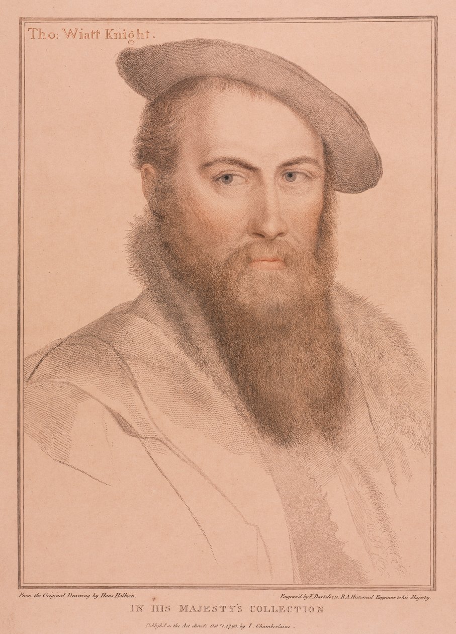 Sir Thomas Wyatt af Francesco Bartolozzi
