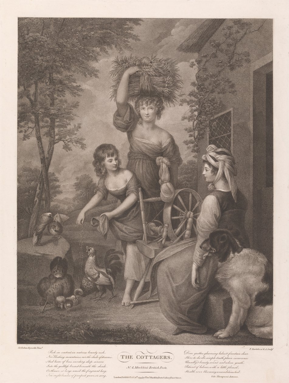 Husmændene af Francesco Bartolozzi