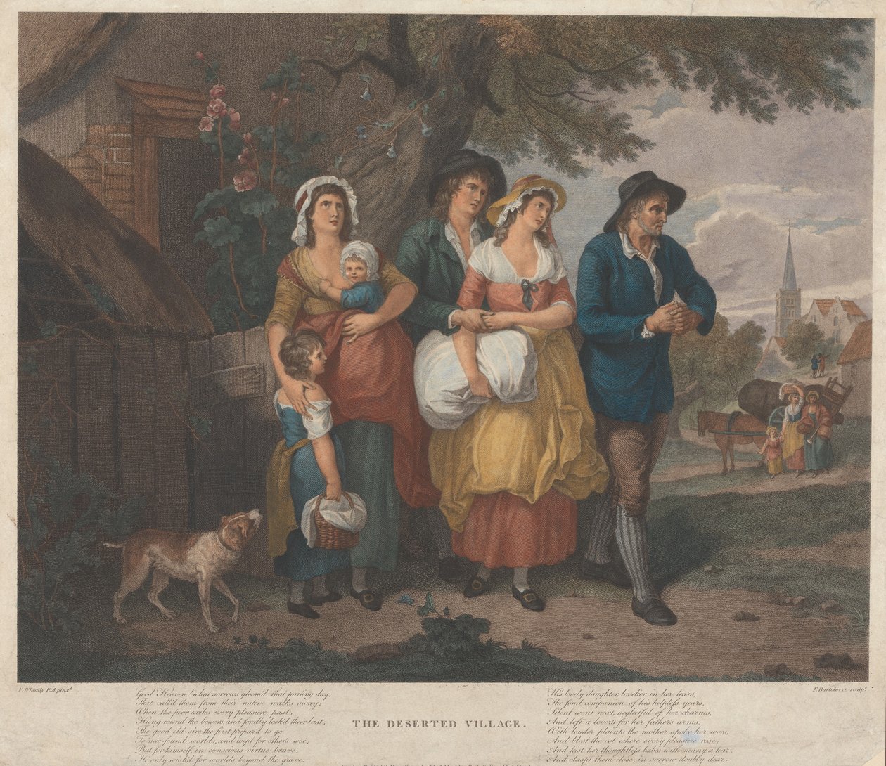 Den forladte landsby af Francesco Bartolozzi