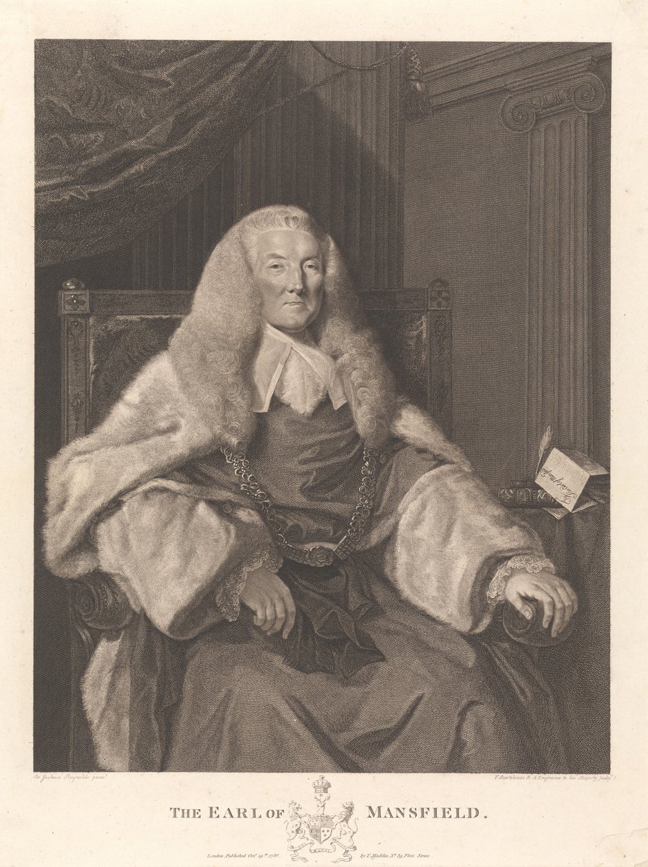 Jarlen af Mansfield af Francesco Bartolozzi