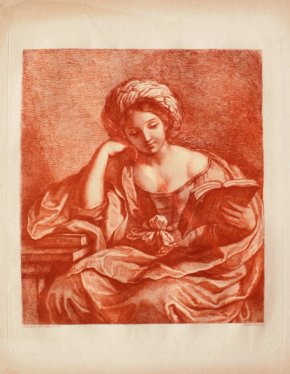 Die Libysche Sibylle af Francesco Bartolozzi