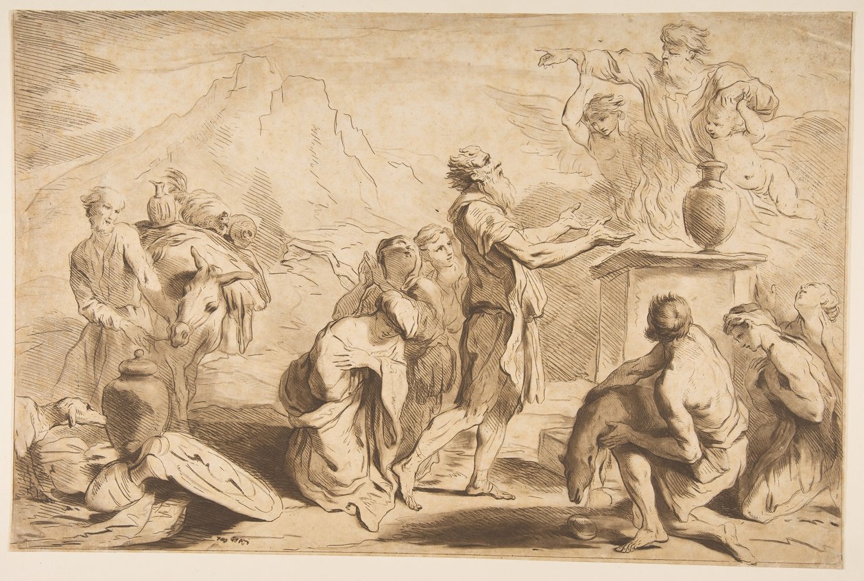 Noas offer, 1765. af Francesco Bartolozzi