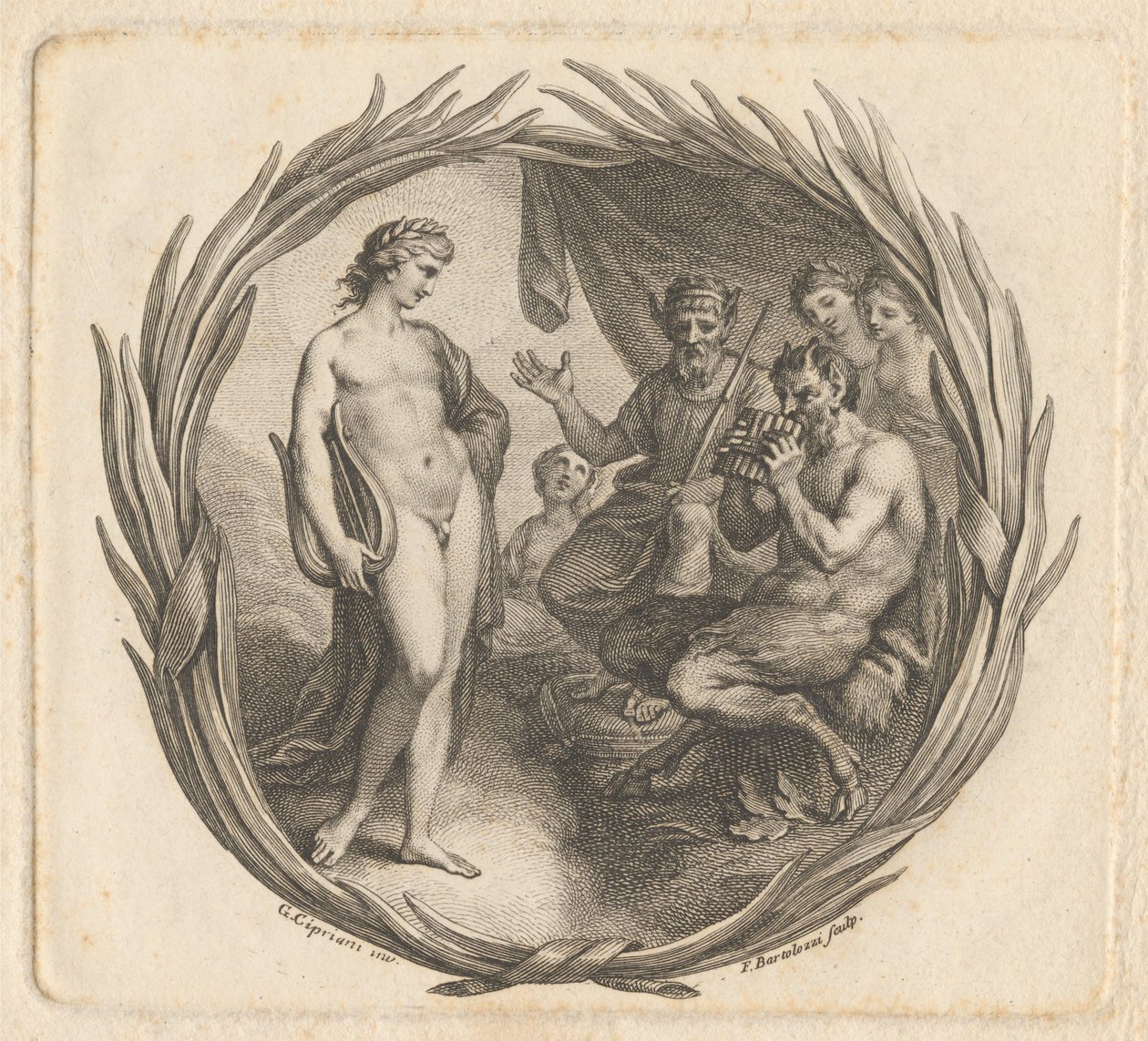 Billet til fordel for hr. Giardini af Francesco Bartolozzi