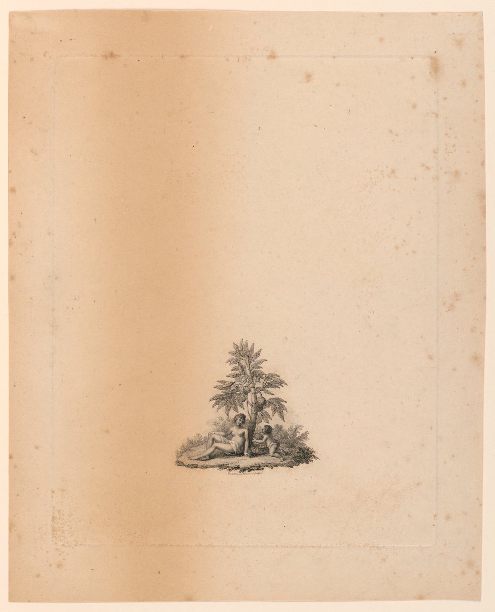 Vignette til "The Gardens" af Abbé de Lille af Francesco Bartolozzi