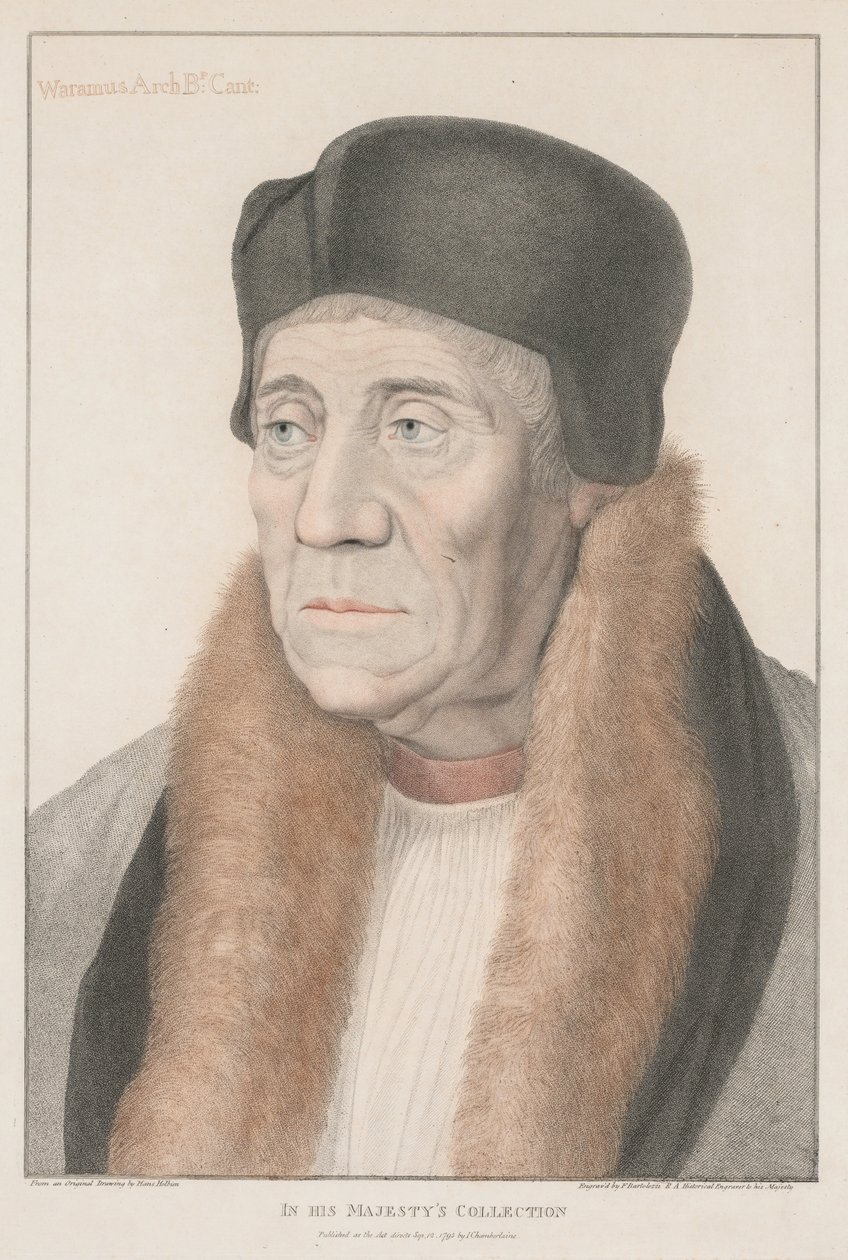 Waramus ærkebiskop af Canterbury af Francesco Bartolozzi