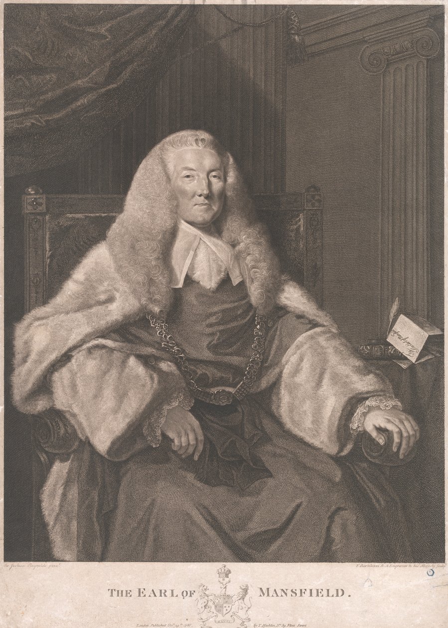 William Murray, første jarl af Mansfield af Francesco Bartolozzi