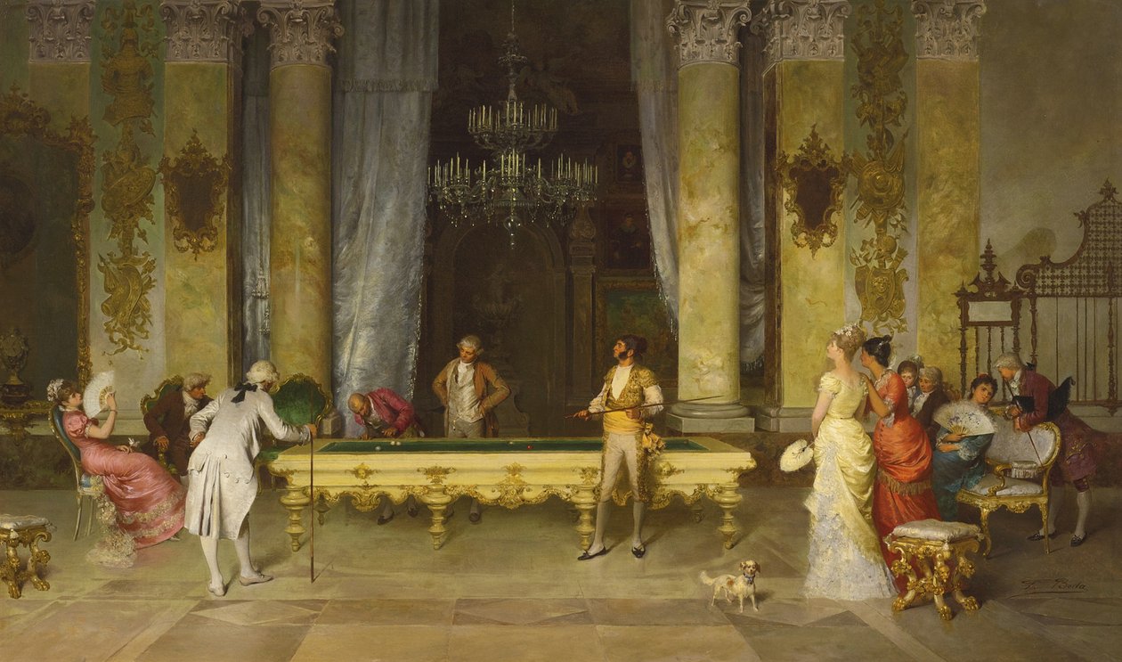 Spil Billard af Francesco Beda