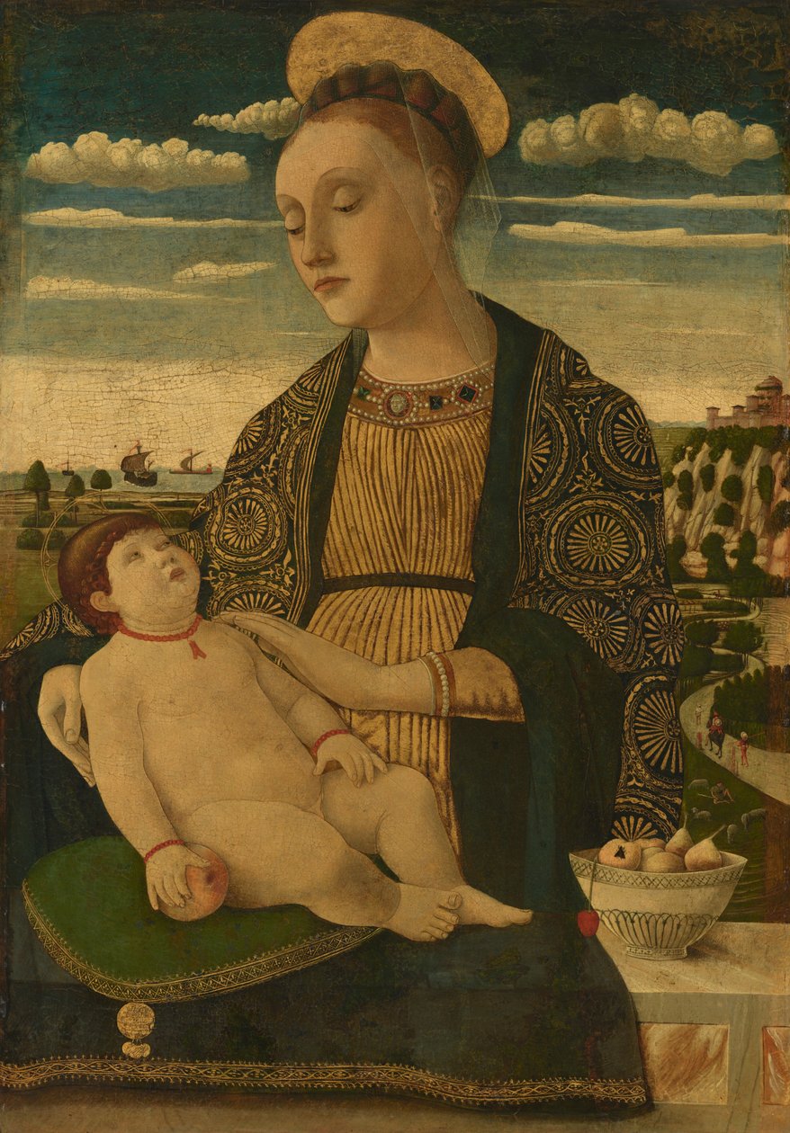 Madonna og barn af Francesco Benaglio