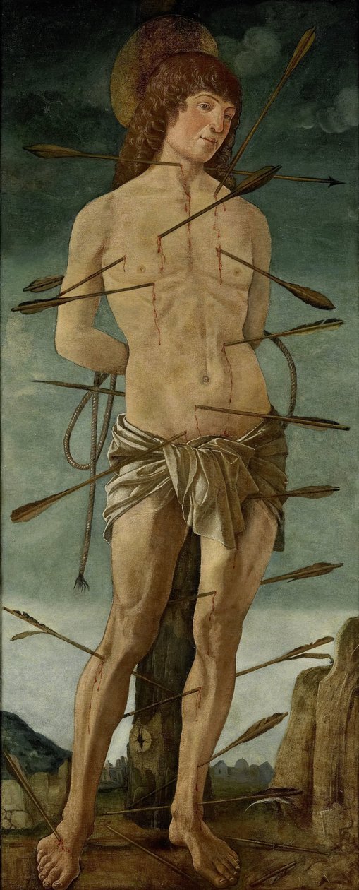 Sankt Sebastian af Francesco Bonsignori (attributed to)