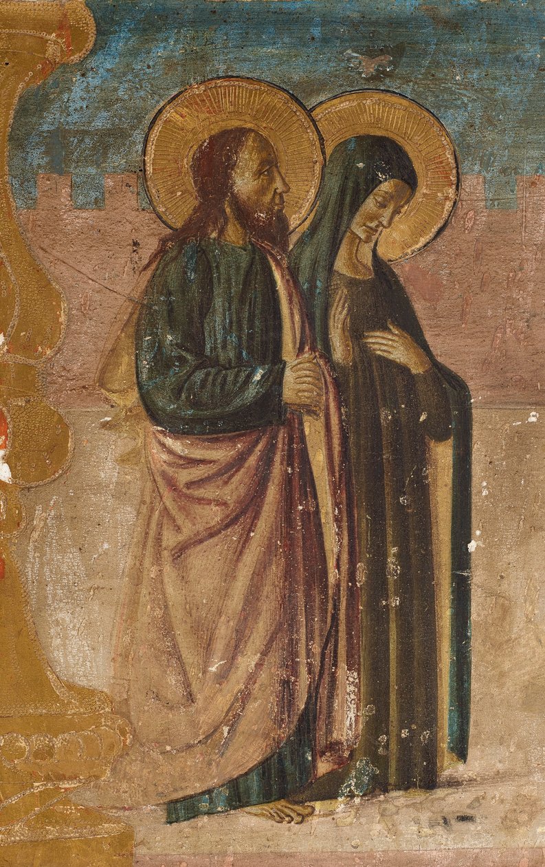De hellige Anna og Joachim af Francesco Botticini