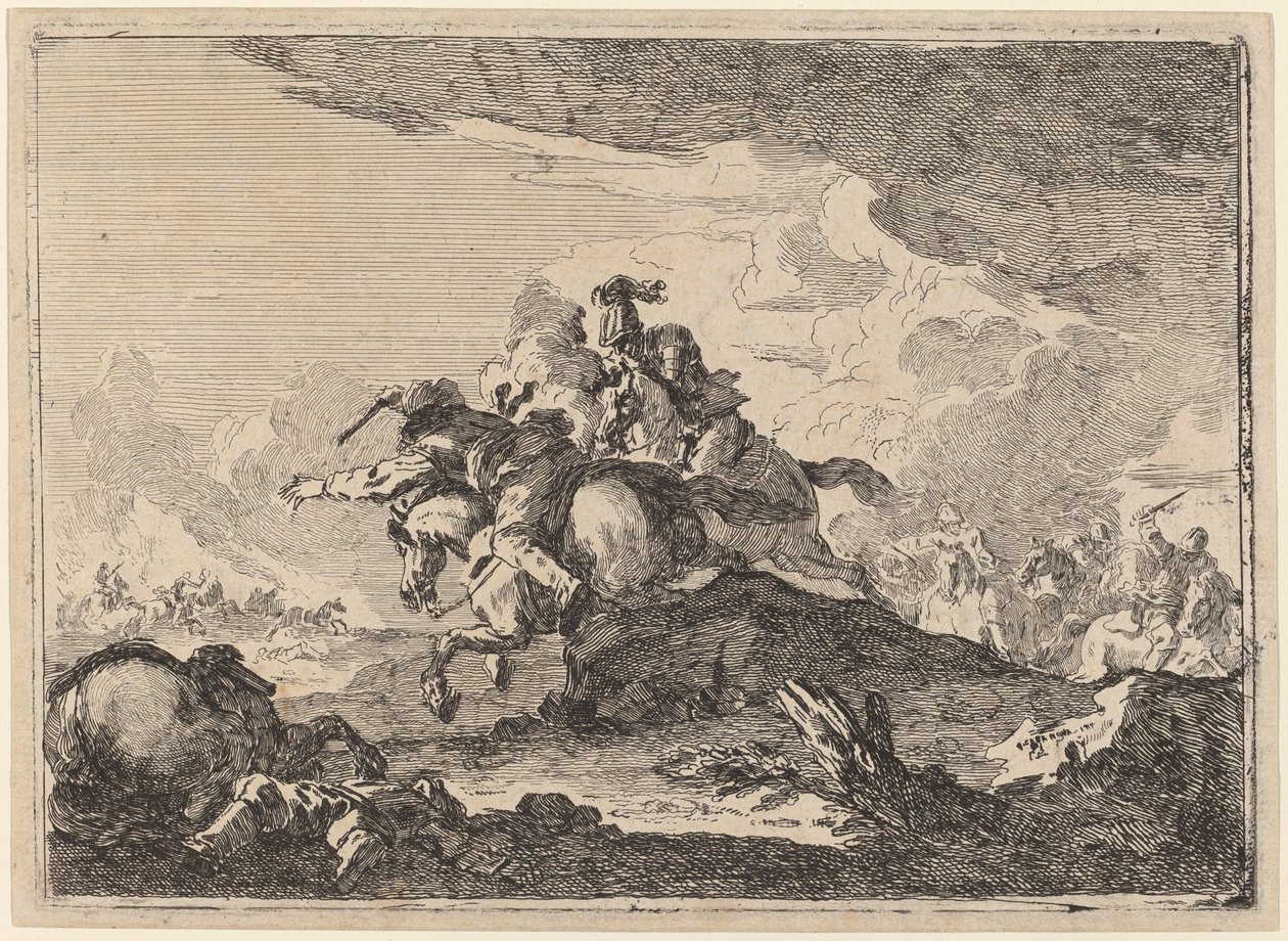 Kavaleri kamp af Francesco Casanova