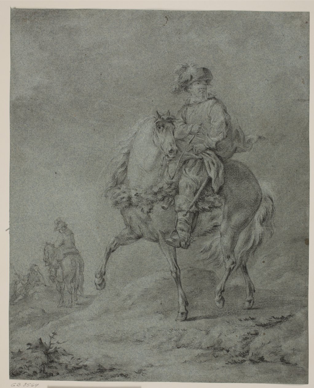 Ryttere i et landskab af Francesco Casanova