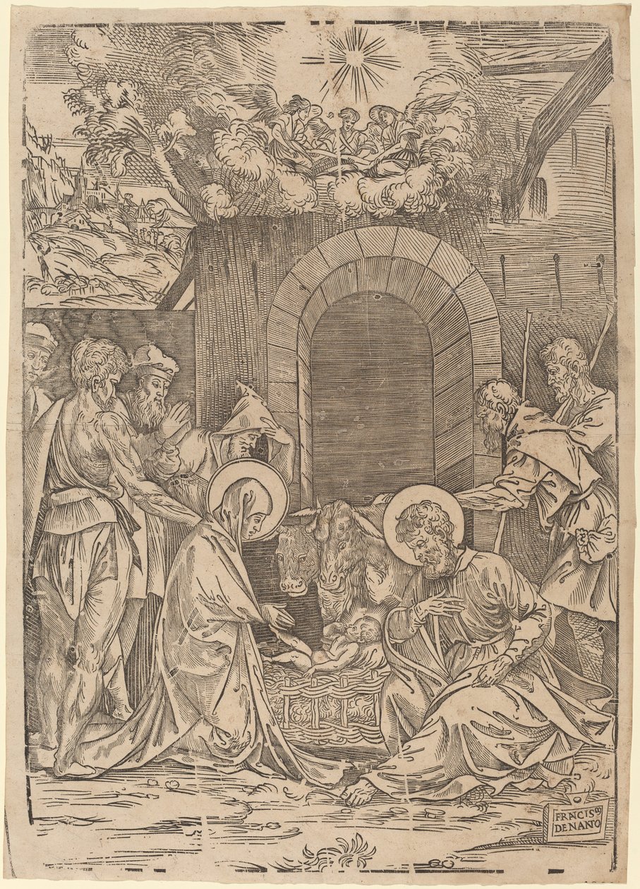 Hyrdernes tilbedelse af Francesco Denanto