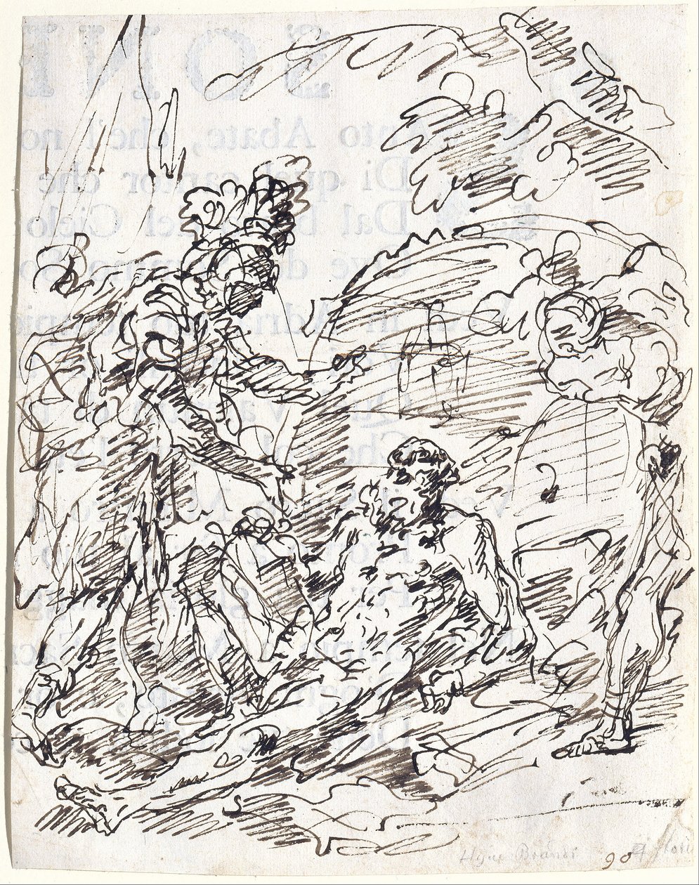 Alexander og Diogenes af Francesco Fontebasso