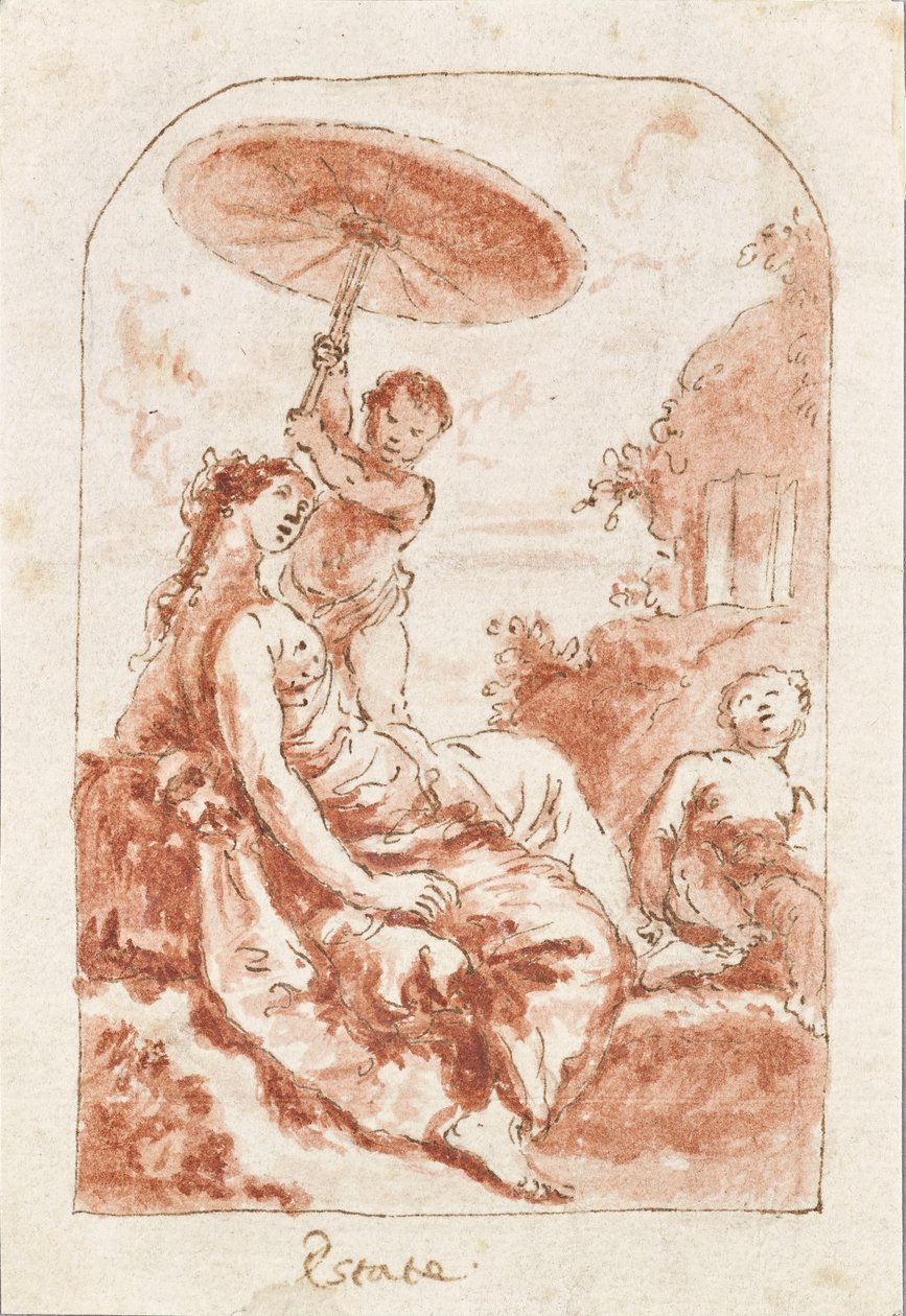 Allegori om sommeren af Francesco Fontebasso