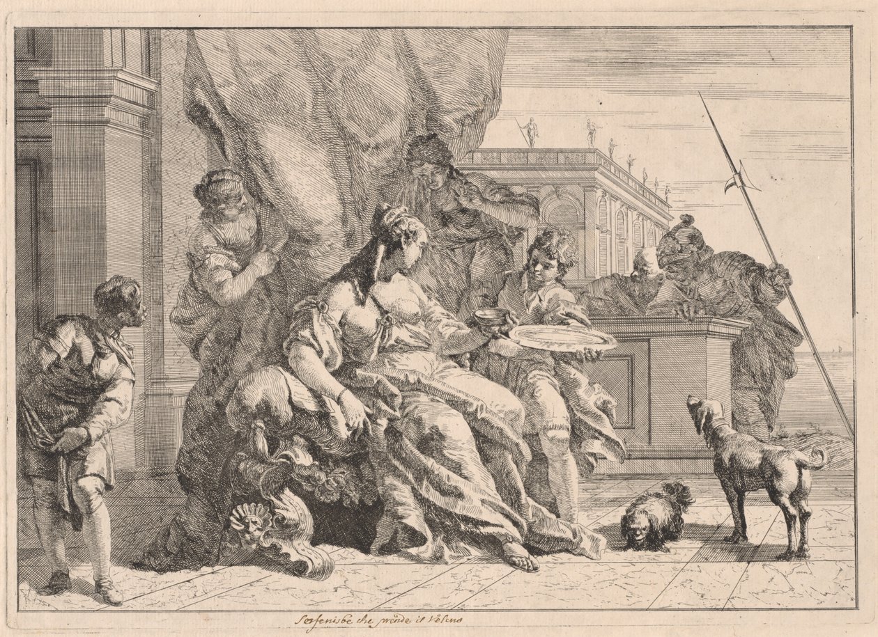 Sofonisba (eller Artemisia) af Francesco Fontebasso