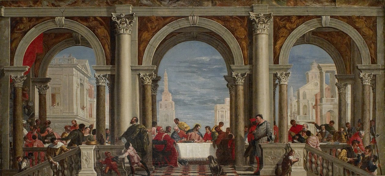 Højtiden i Levis hus af Francesco Fontebasso