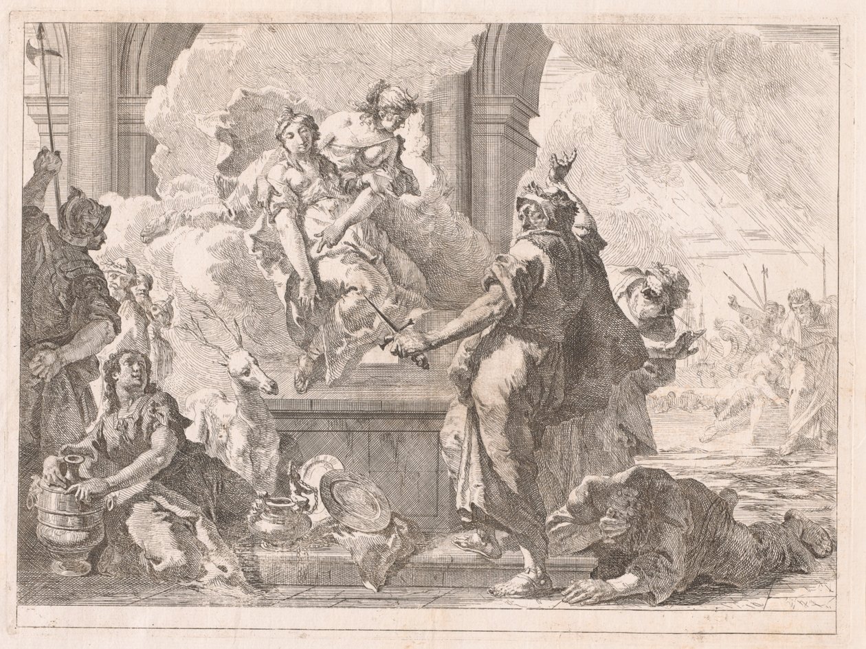 Iphigenia-offeret af Francesco Fontebasso