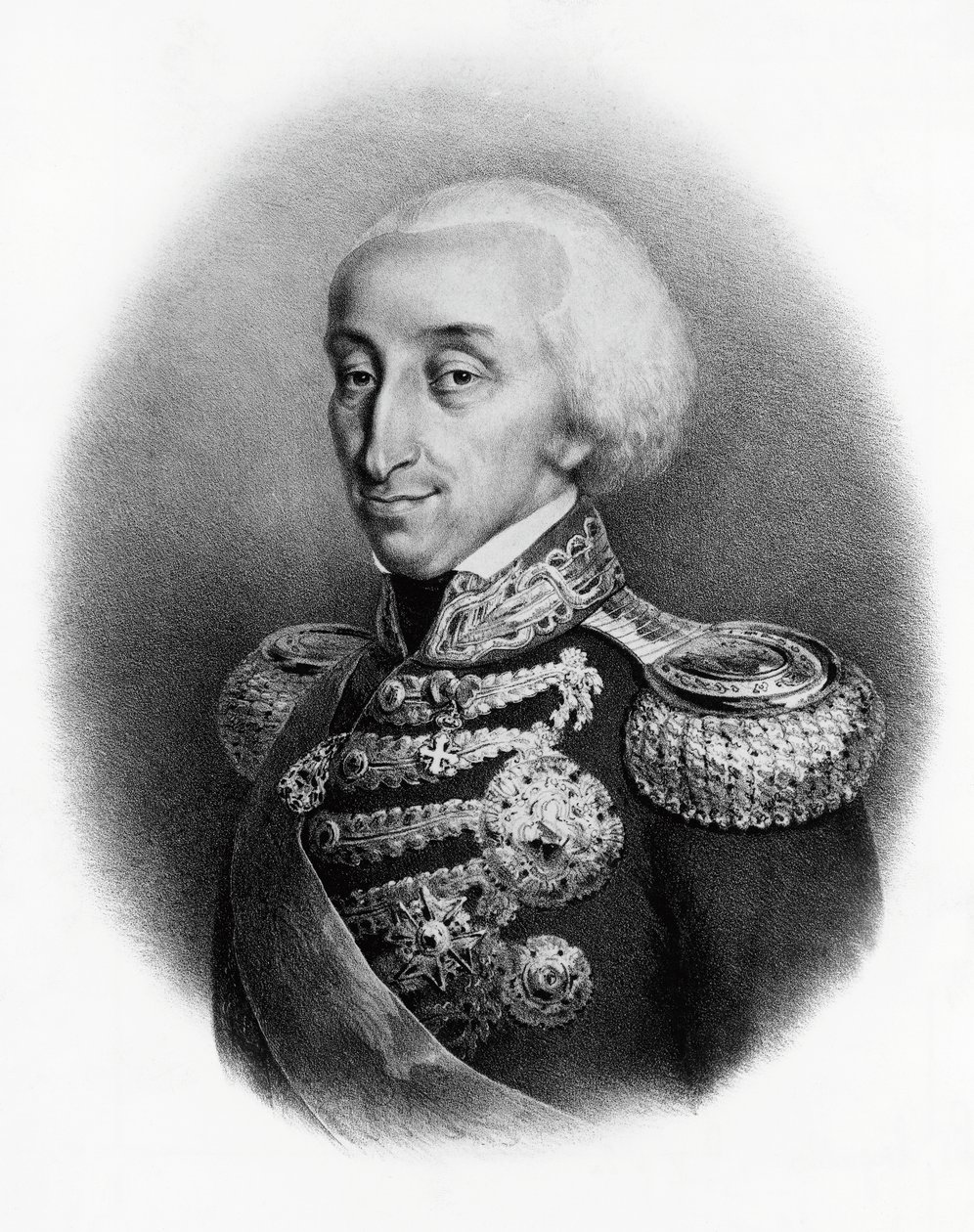 Portræt af Vittorio Emanuele I af Savoyen (1759-1824), konge af Sardinien af Francesco Gonin