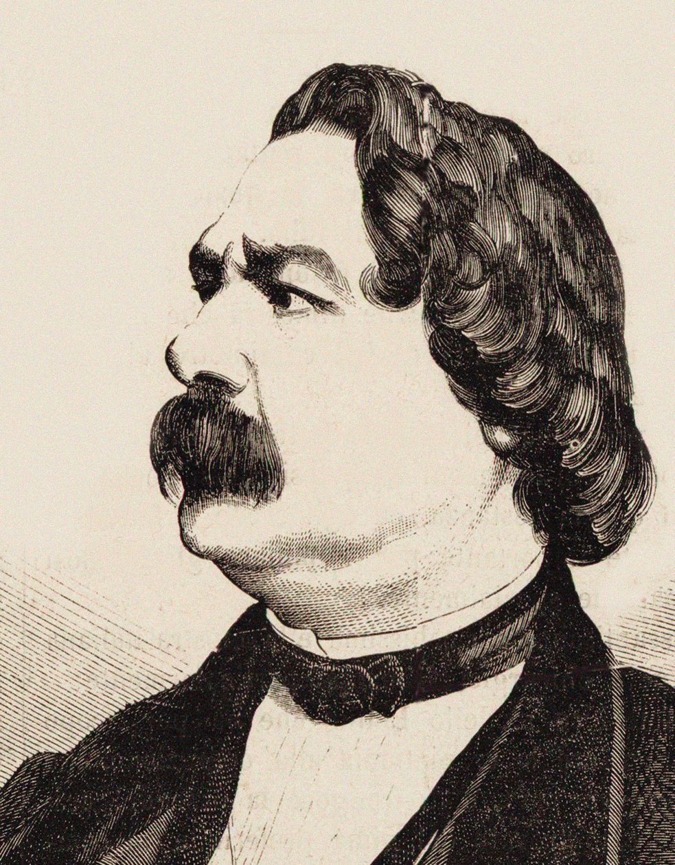 Portræt af komponisten Enrico Petrella 1813-1877, ca 1855. af Francesco Gonin