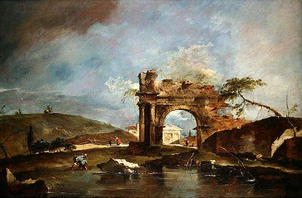 Capriccio af Francesco Guardi