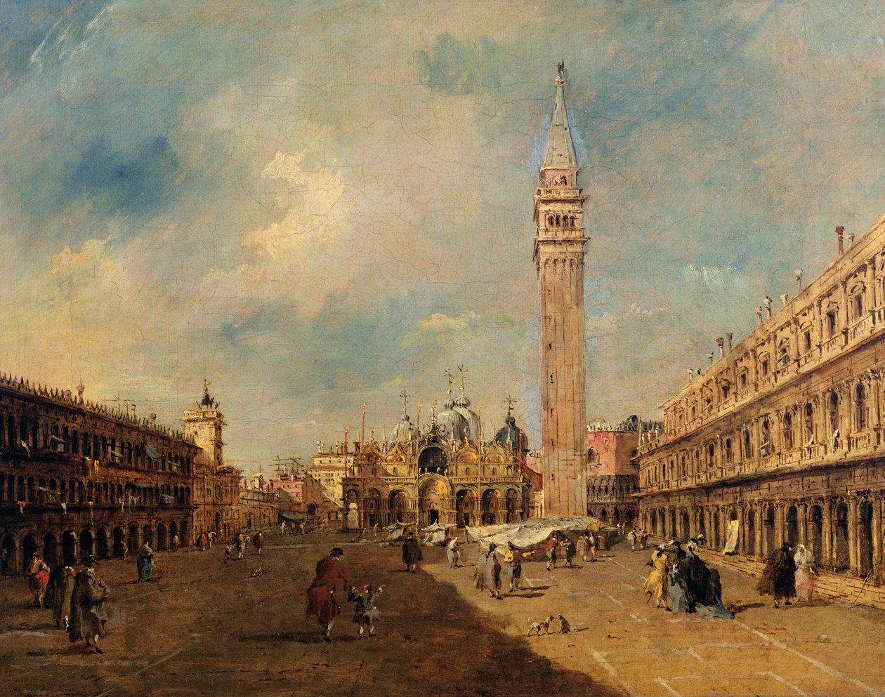 Piazza San Marco, ca. 1780 af Francesco Guardi