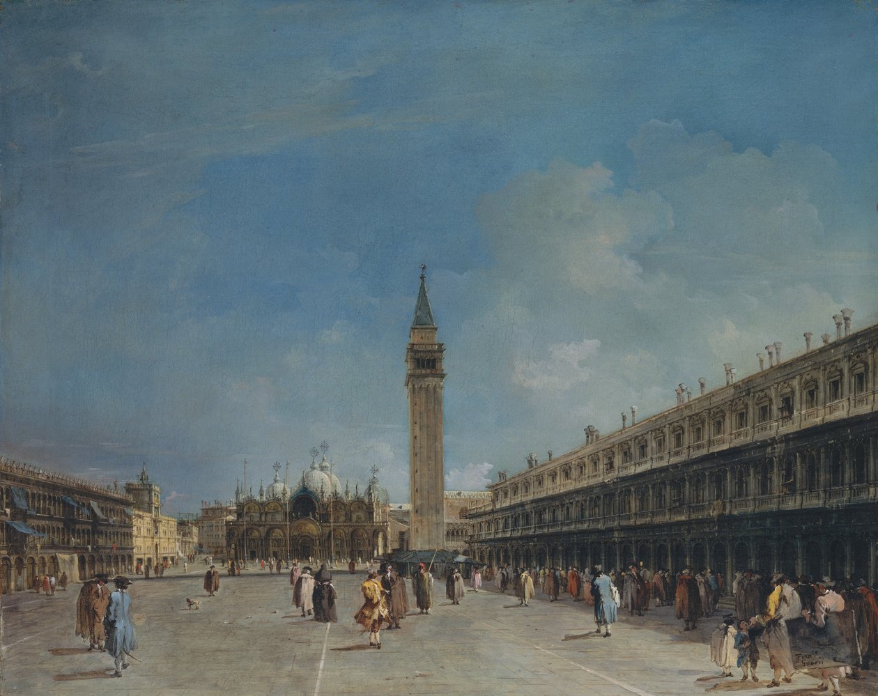 Piazza San Marco, slutningen af ​​1760