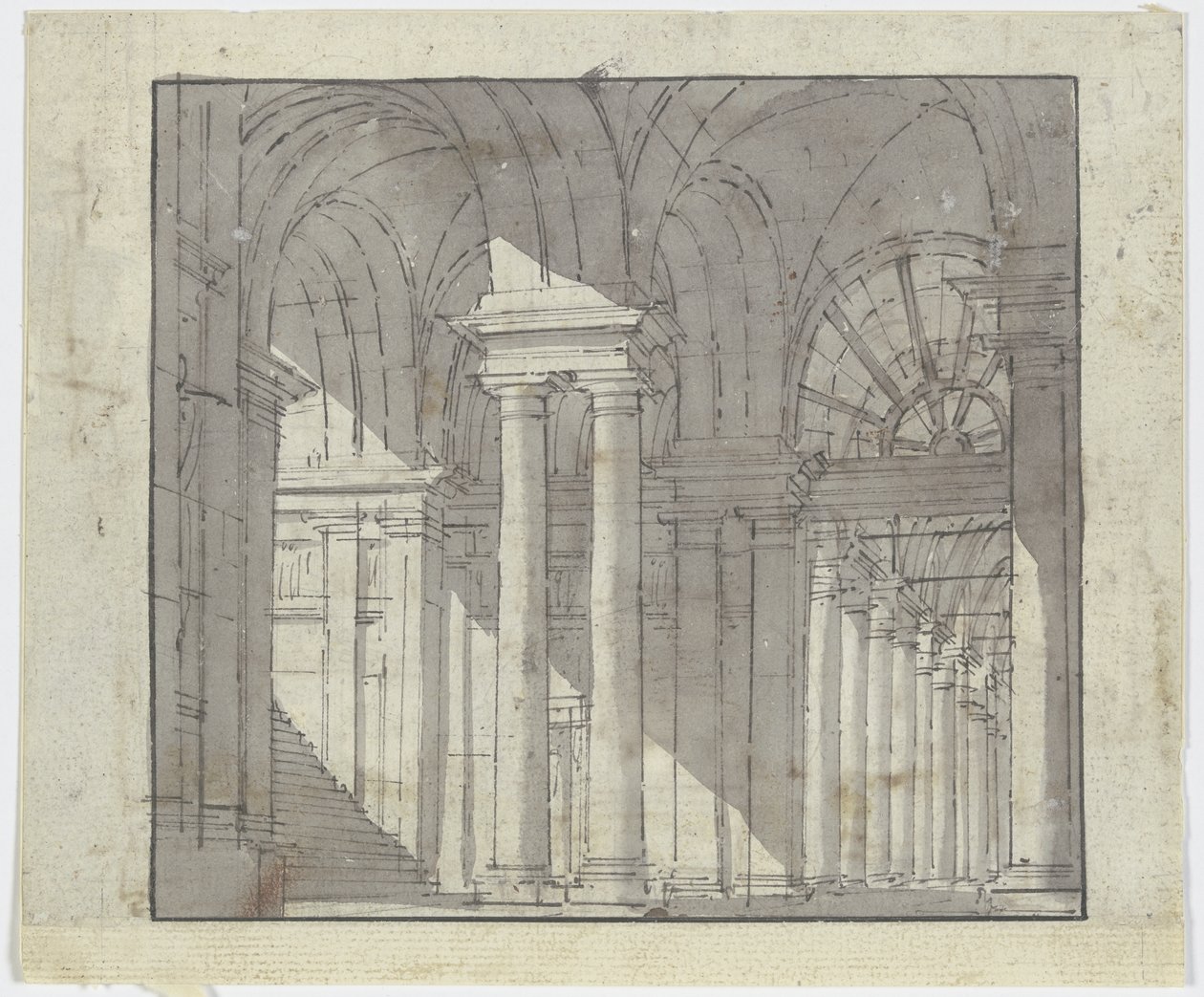 Søjlegang af Francesco Guardi