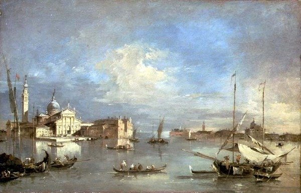 San Giorgio Maggiore fra San Marco-bassinet af Francesco Guardi