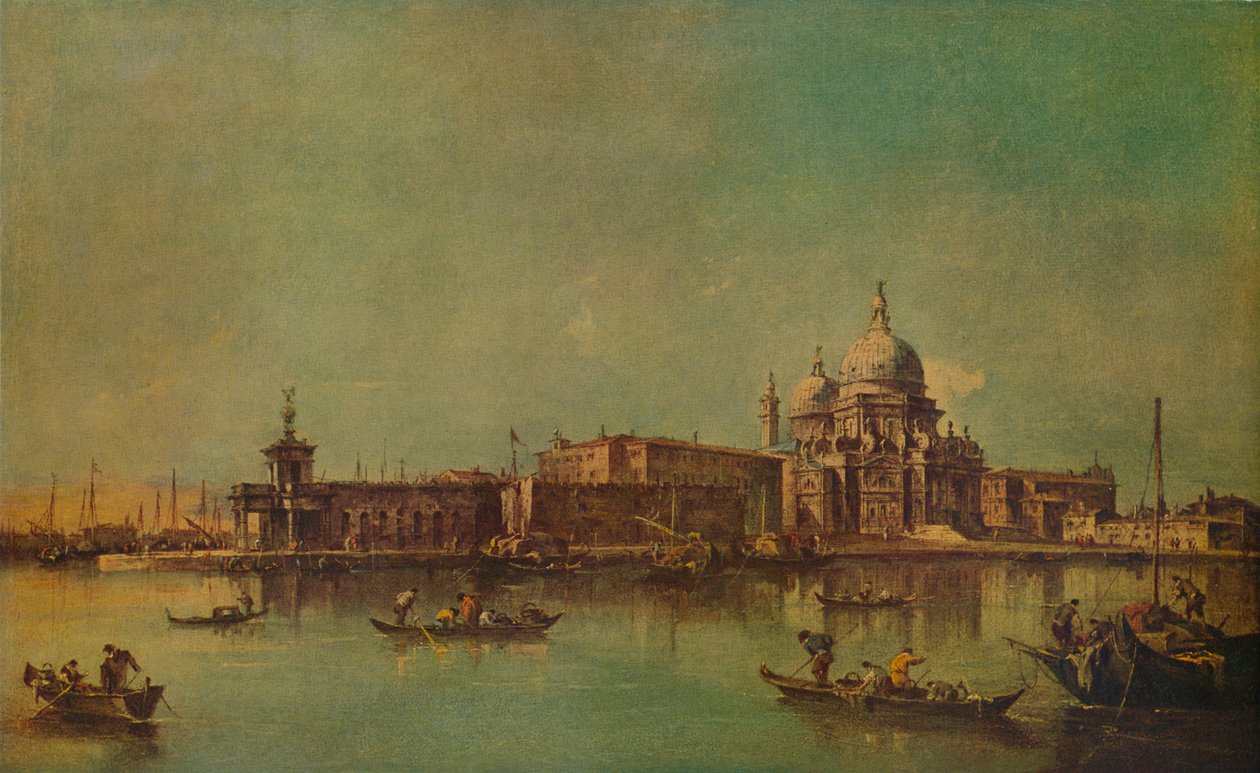The Dogana and Salute, Venedig, c1775, 1938 af Francesco Guardi