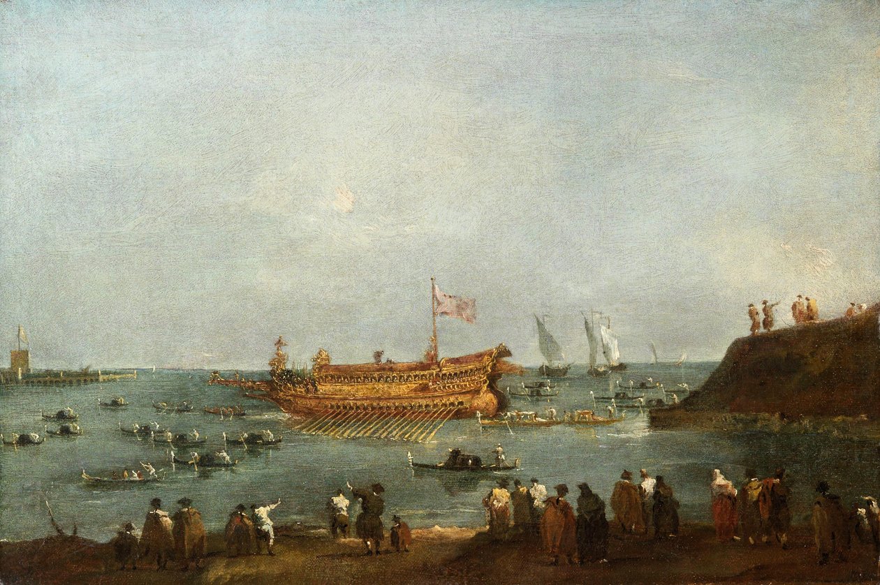 Dogen gifter sig med Adriaterhavet af Francesco Guardi