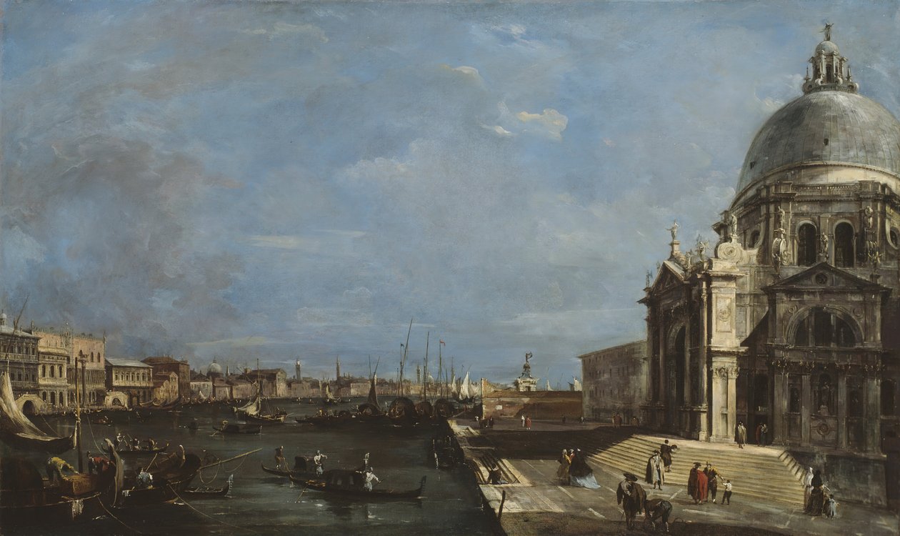 Canal Grande, Venedig, ca. 1760. af Francesco Guardi