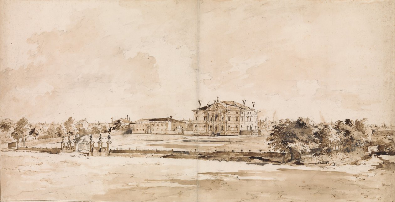 Villa Loredan, nær Treviso, ca. 1778. af Francesco Guardi