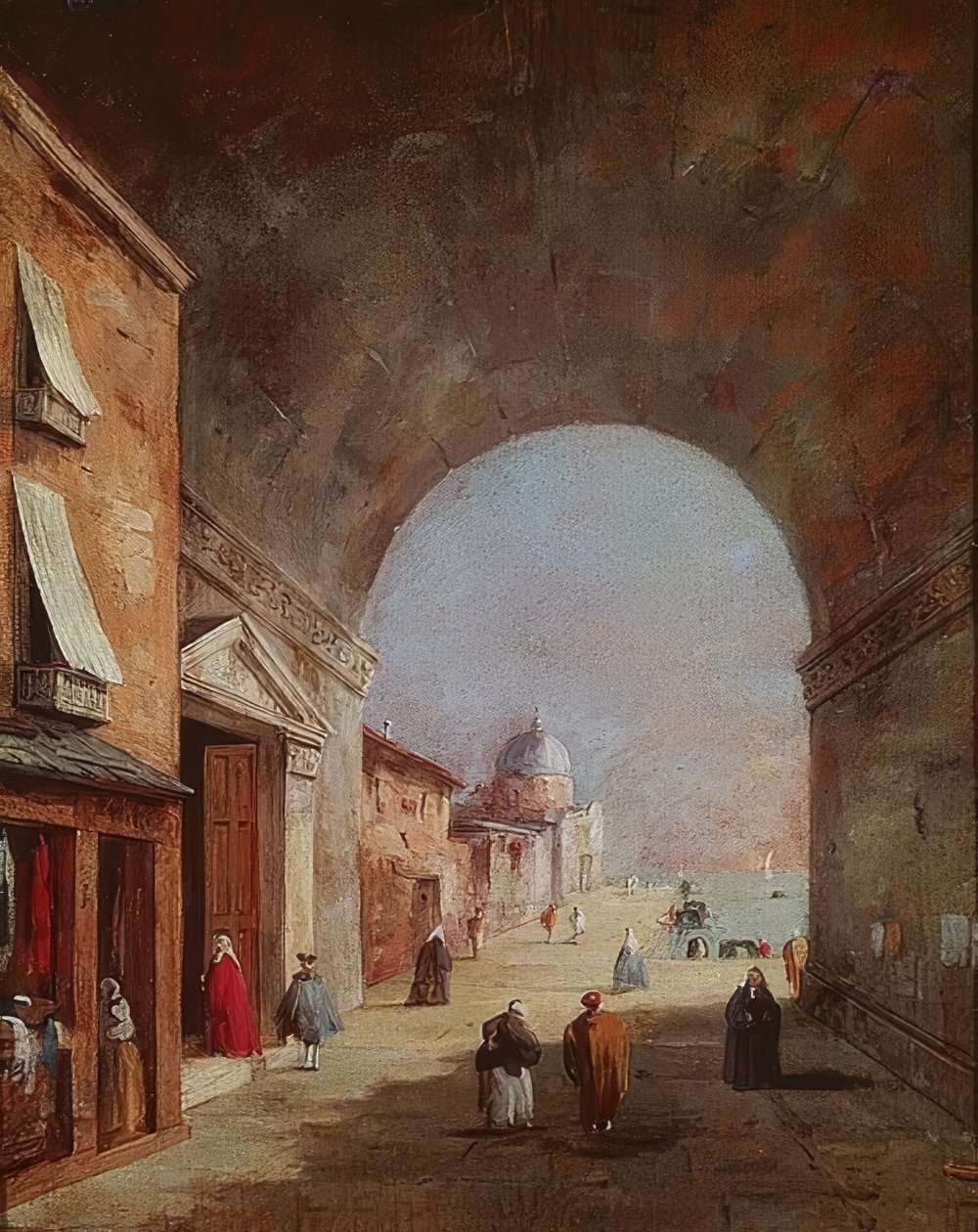 Venetiansk natur af Francesco Guardi