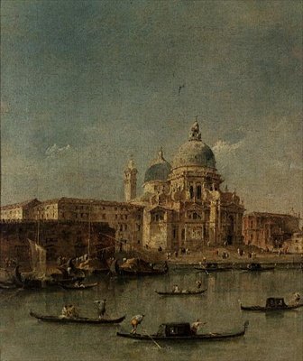 Venedig, Santa Maria della Salute af Francesco Guardi