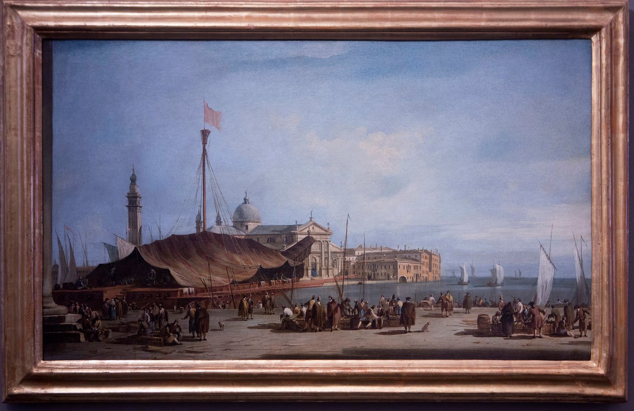 Udsigt fra San Giorgio Maggiore af Francesco Guardi