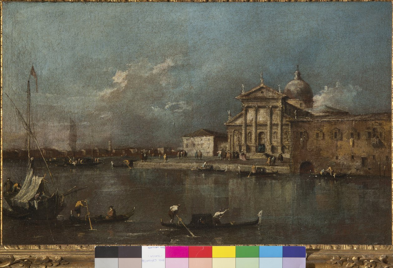 Udsigt over San Giorgio Maggiore fra Giudecca, 1774-91 af Francesco Guardi