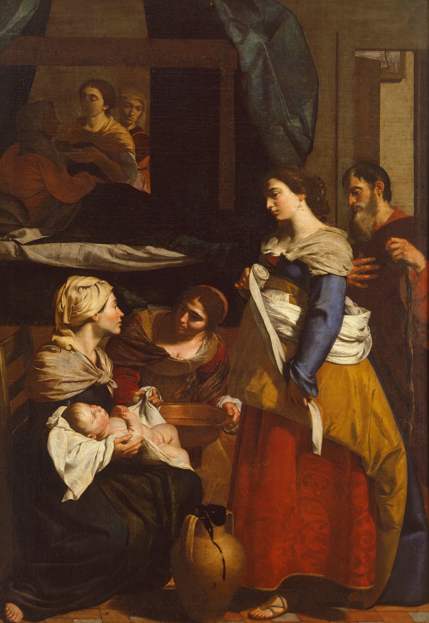 Jomfruens fødsel, af Francesco Guarino (1611-1654) af Francesco Guarino