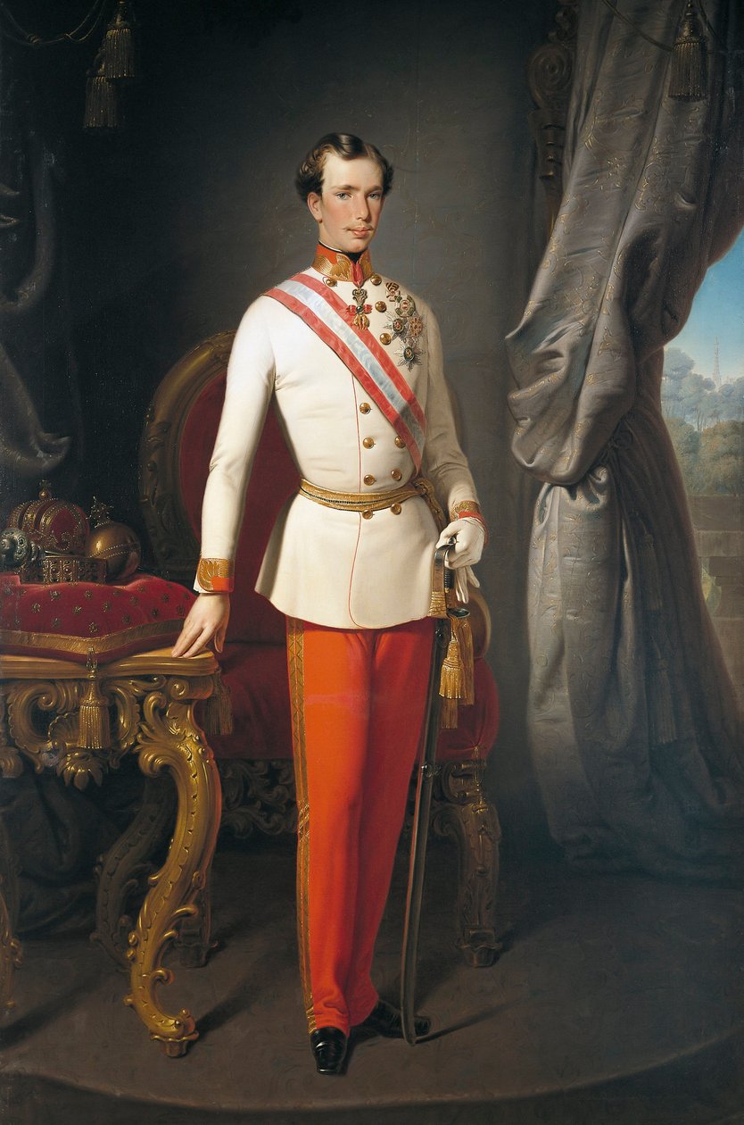 Østrig, Portræt af kejser af Østrig Franz Joseph I (Wien af Francesco Hayez