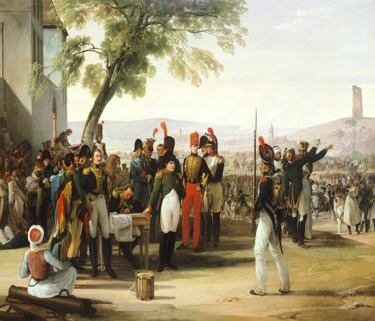 Napoleon efter slaget ved Wagram, af Francesco Hayez (1791-1882) af Francesco Hayez