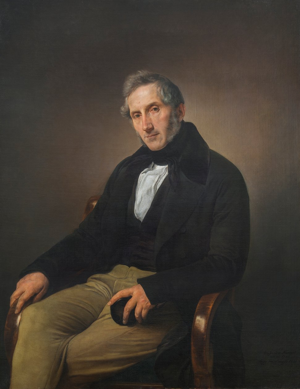 Portræt af Alessandro Manzoni af Francesco Hayez