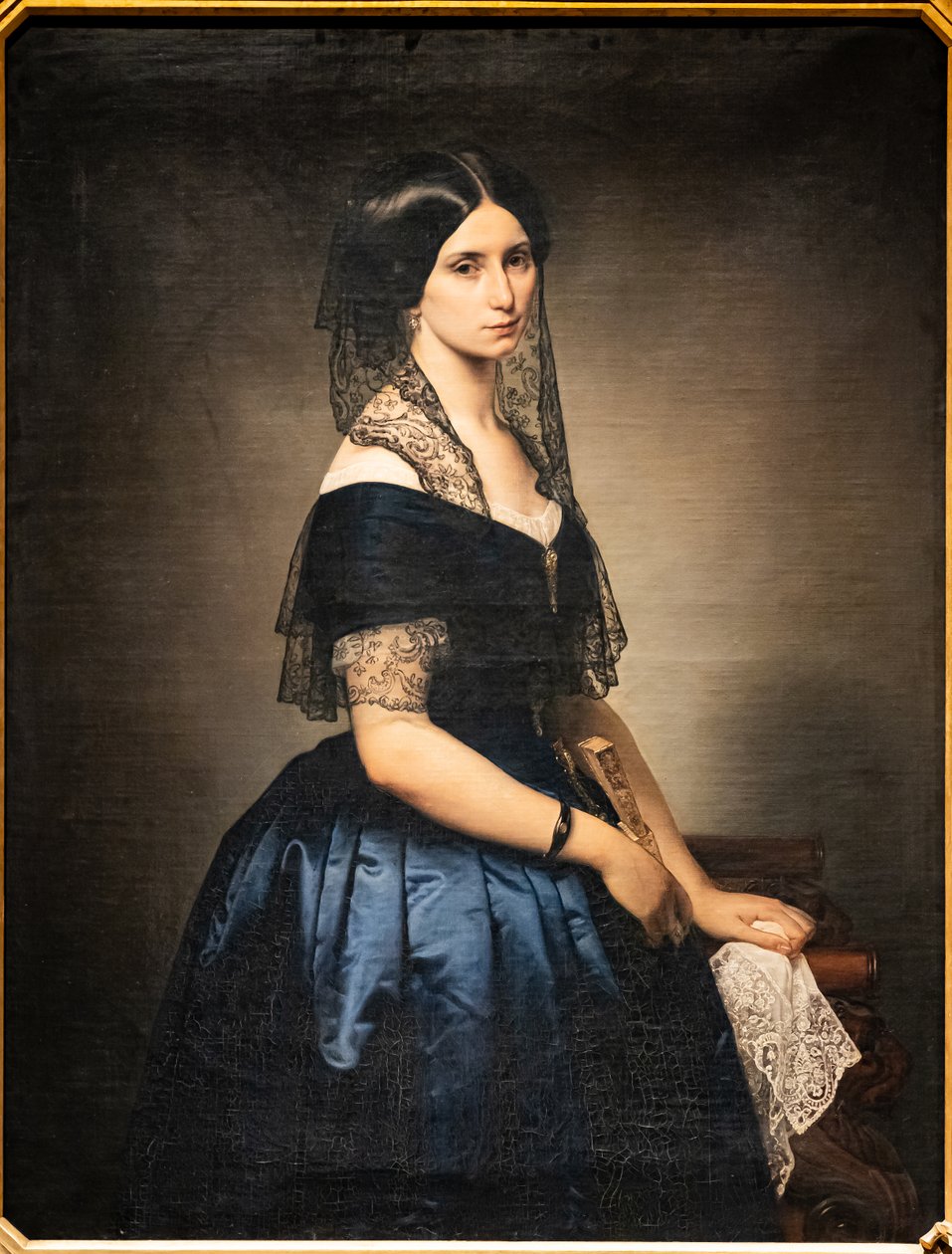 Portræt af Antonietta Tarsis Basilico af Francesco Hayez