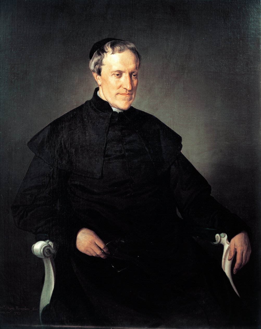 Portræt af Antonio Rosmini Serbati, af Francesco Hayez (1791-1882), olie på lærred af Francesco Hayez