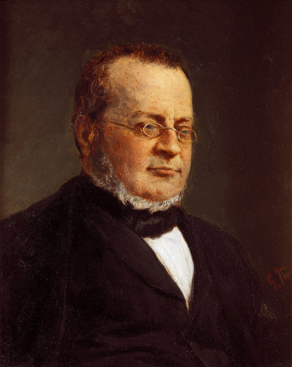 Portræt af Camillo Benso, greve af Cavour af Francesco Hayez